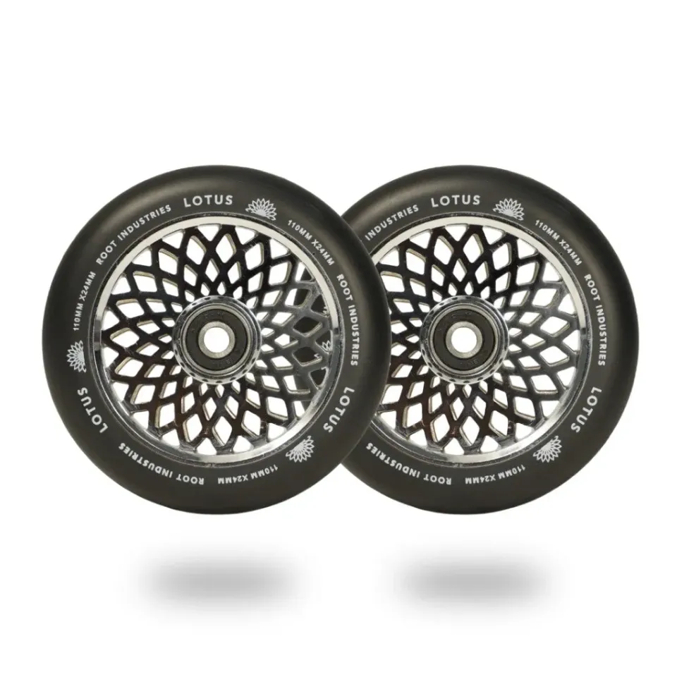 Root Industries Lotus hjul 110 mm Black/Mirror