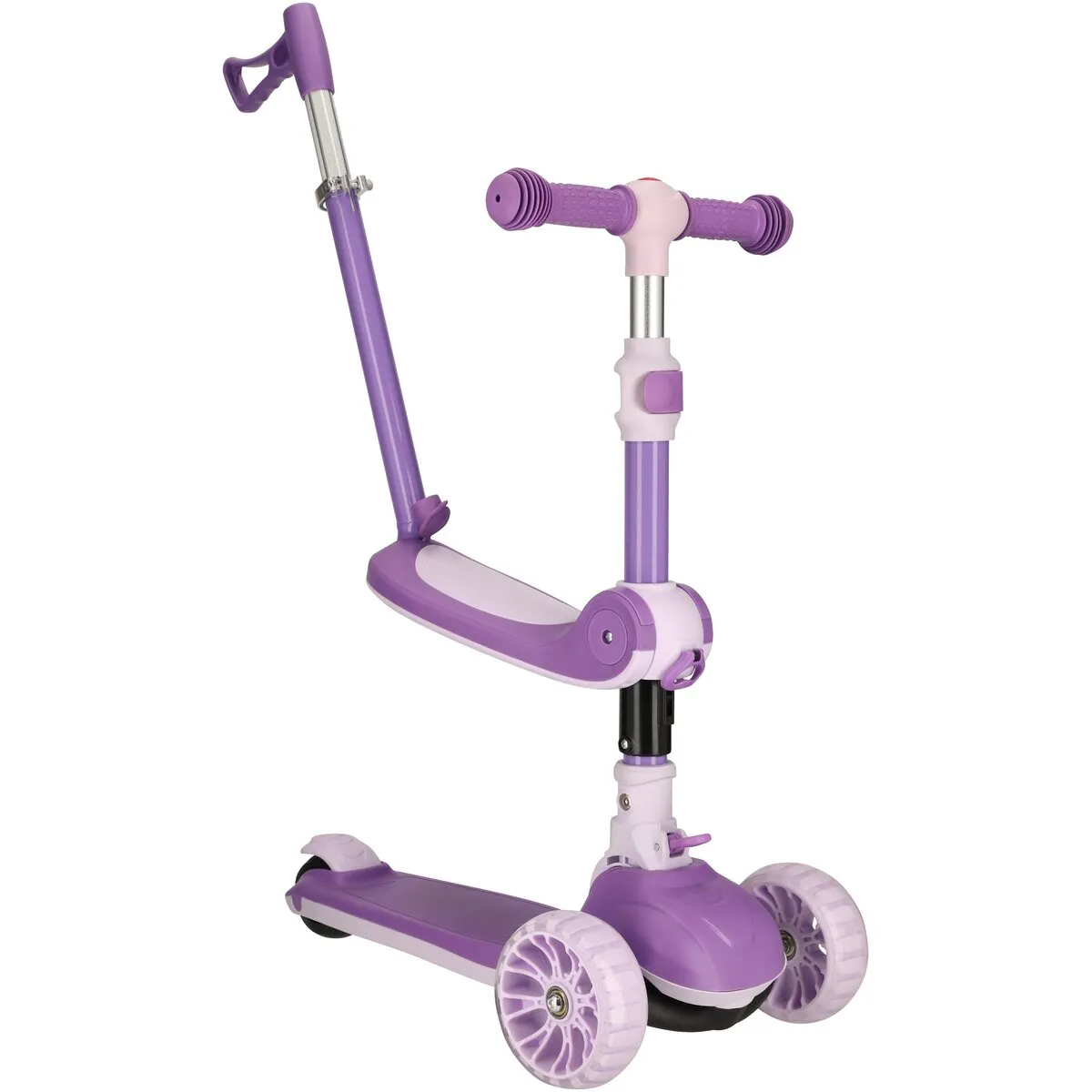 Rezo Fanau 4i1 sparkcykel barn blå lila