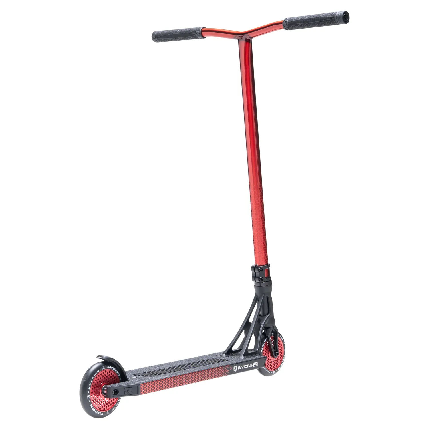 Root Industries Invictus v3 tricksparkcykel burnt red 120mm