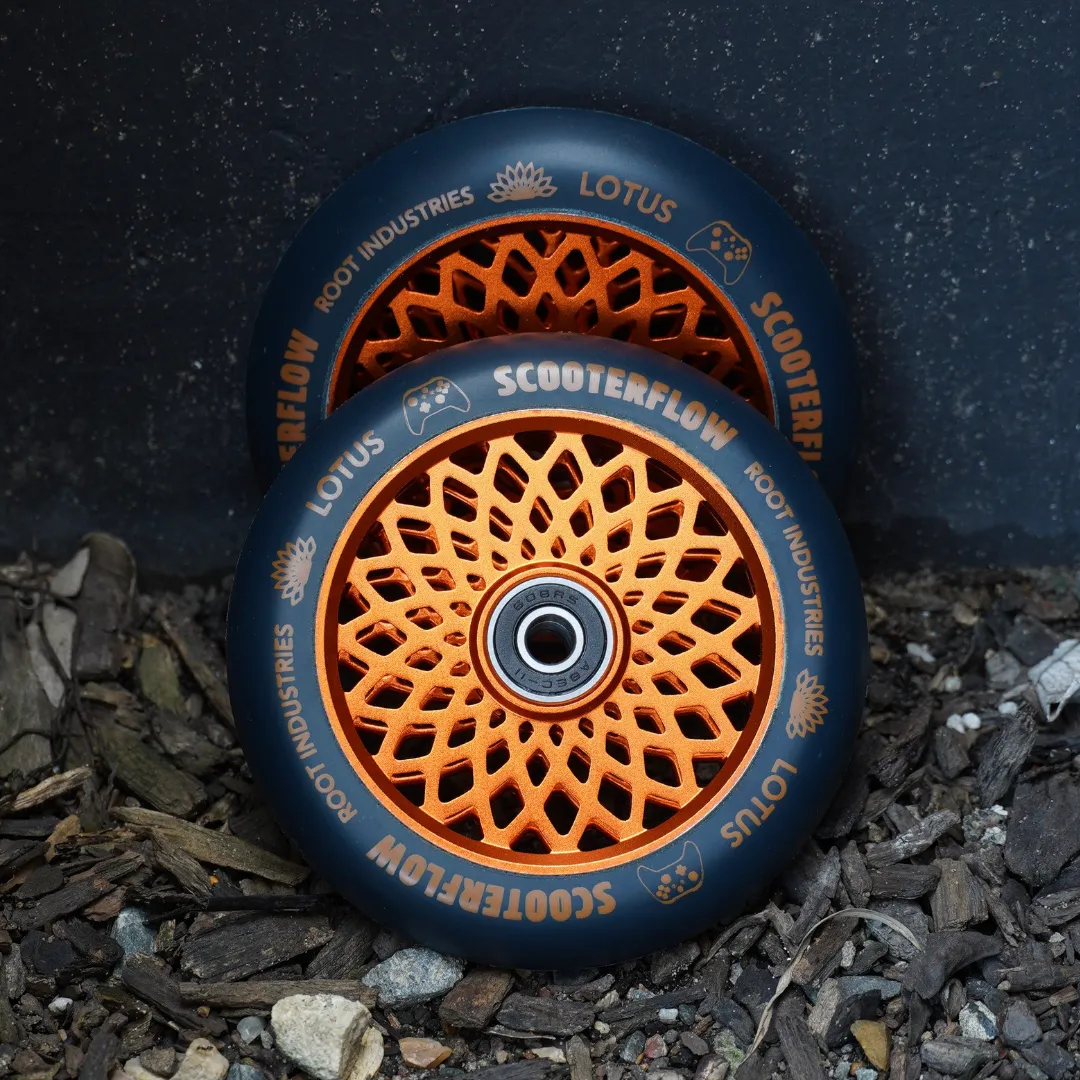 Root Industries Lotus 110mm hjul blå/orange limited