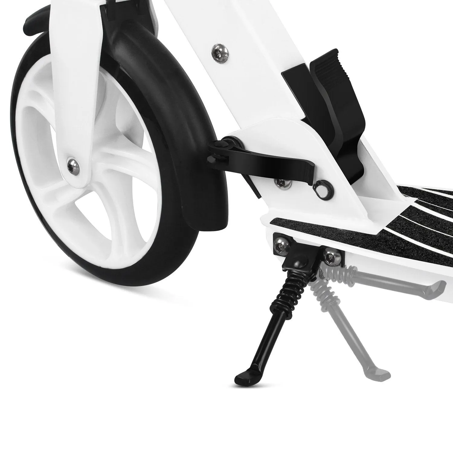 Beleev sparkcykel vuxen 2 hjul mörkgrå 200 mm