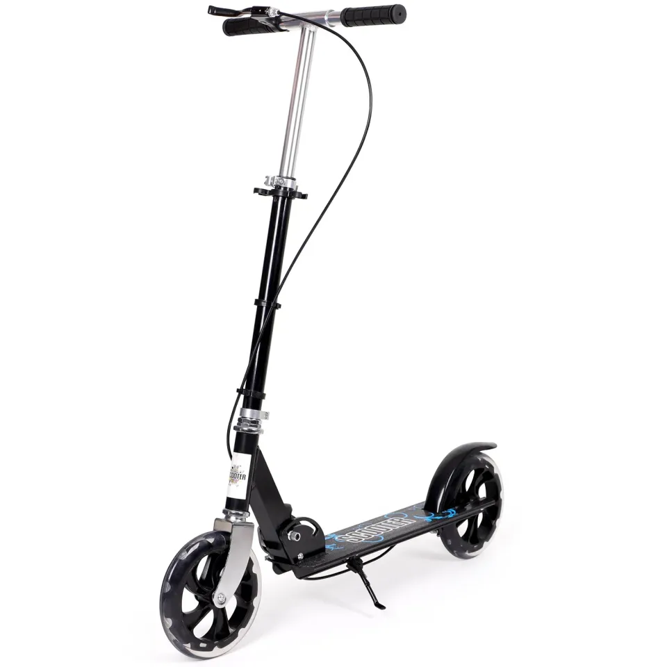 H.yeed sparkcykel svart 200 mm dubbelbroms