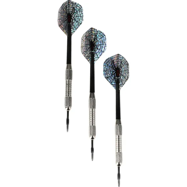 Rezo Steel Darts dartpilar 19g Black 3-pack stål