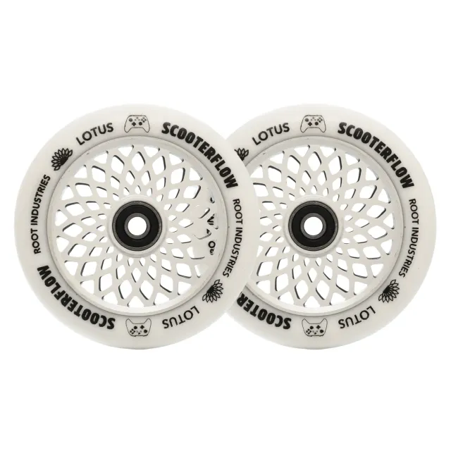 Root Industries Lotus 110mm hjul White/White ScooterFlow