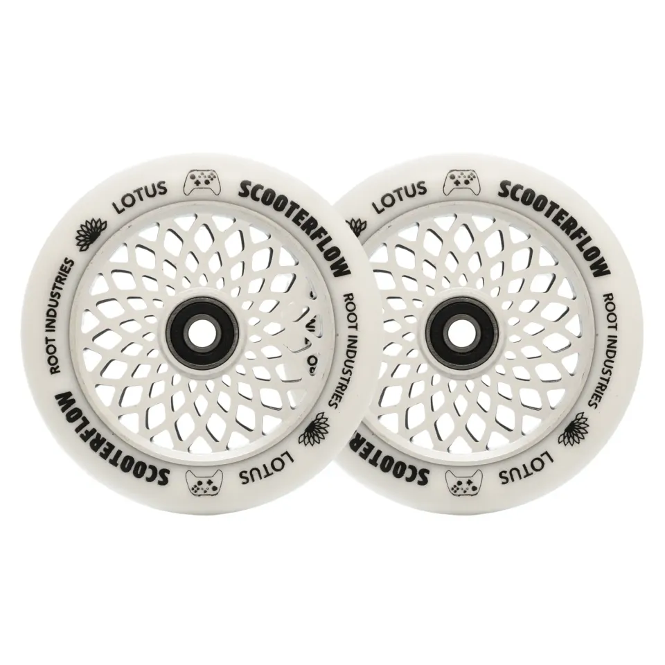 Root Industries Lotus 110mm hjul White/White ScooterFlow