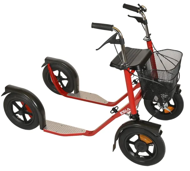 ESLA Kick Roller 3900 sparkcykel 4-hjul stålram