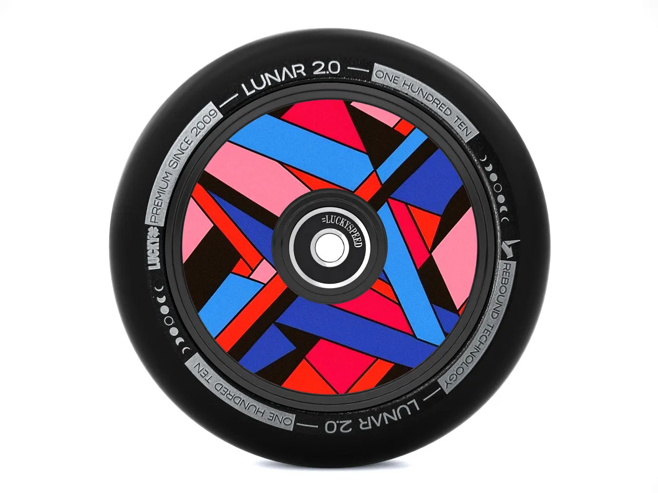 Lucky Lunar 110mm sparkcykelhjul 24mm med lager