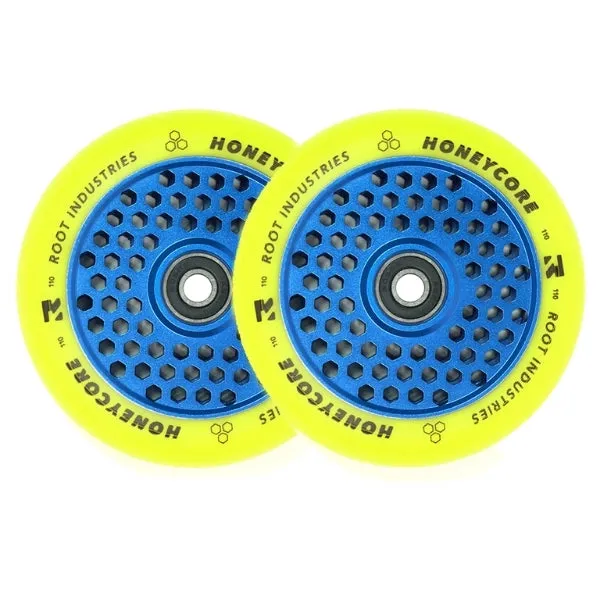 Root Industries HoneyCore hjul 110 mm Yellow/Blue