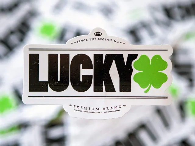 Lucky Premium klistermärken 5-pack vinyl