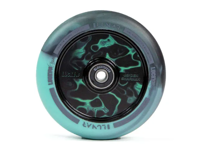 Lucky Lunar sparkcykel hjul 110 mm Jayden Sharman svart