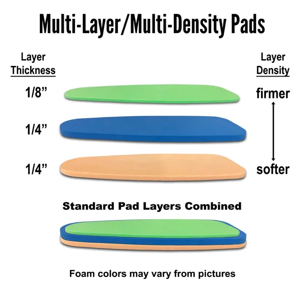 Lucky Tortoise Pads T2 skyddsshorts svart 7-pads