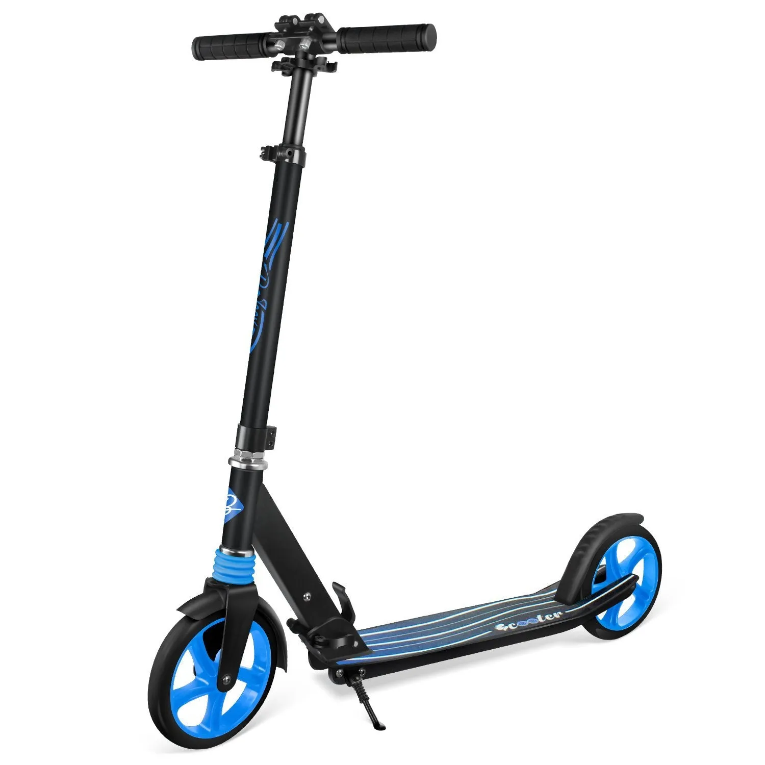 Beleev V5 sparkcykel 2 hjul blå 200 mm fädring