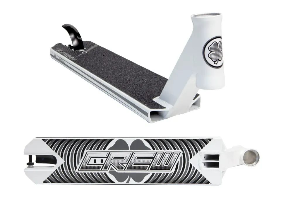 Lucky Crew sparkcykeldeck Svart 19x4,5 aluminium