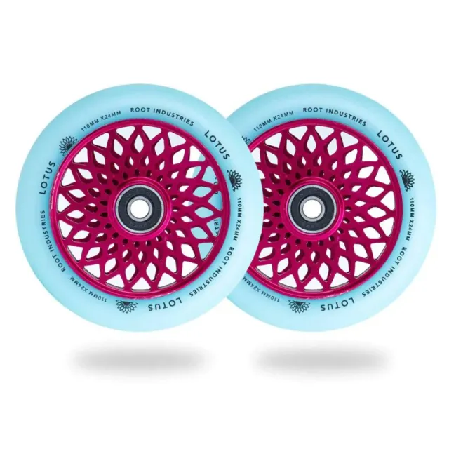 Root Industries Lotus hjul 110mm isotope/rosa 88A
