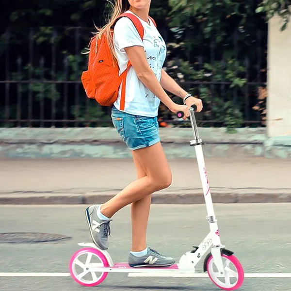 Beleev sparkcykel vuxen 2 hjul magenta 200 mm