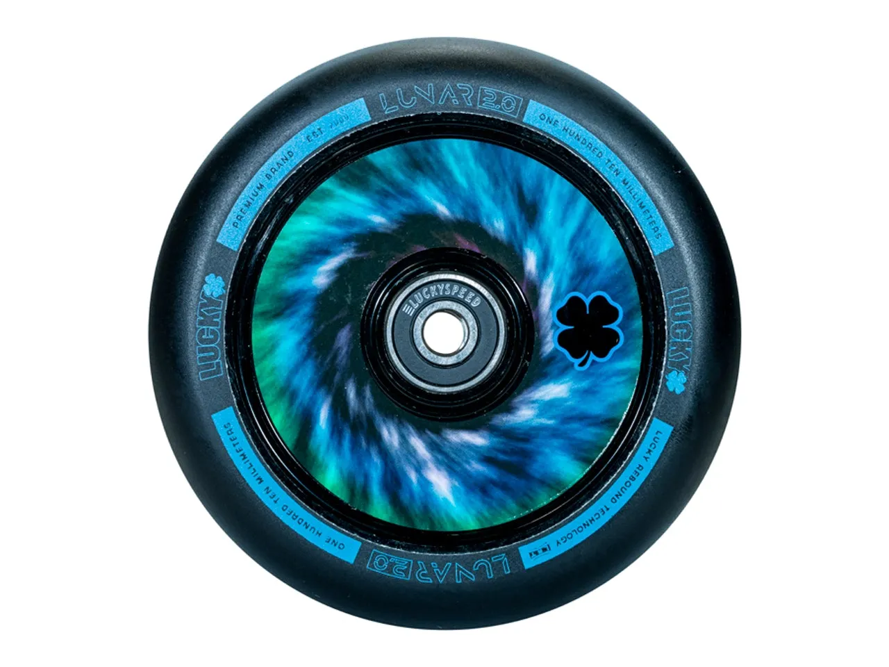 Lucky Lunar 110mm sparkcykelhjul 24mm med lager
