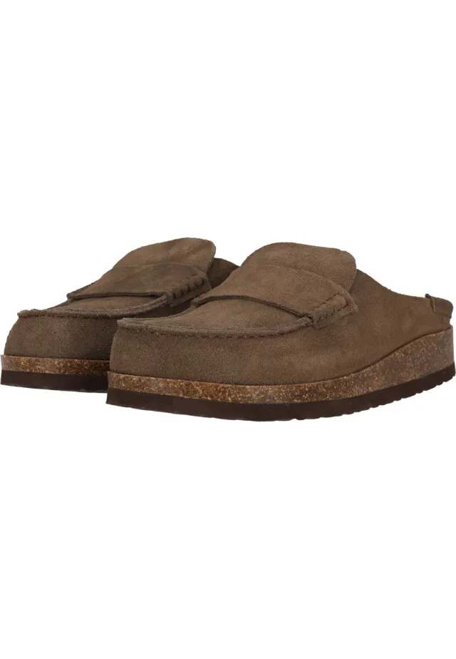 Rezo Forrin M Leather Cork sandal Caribou läder