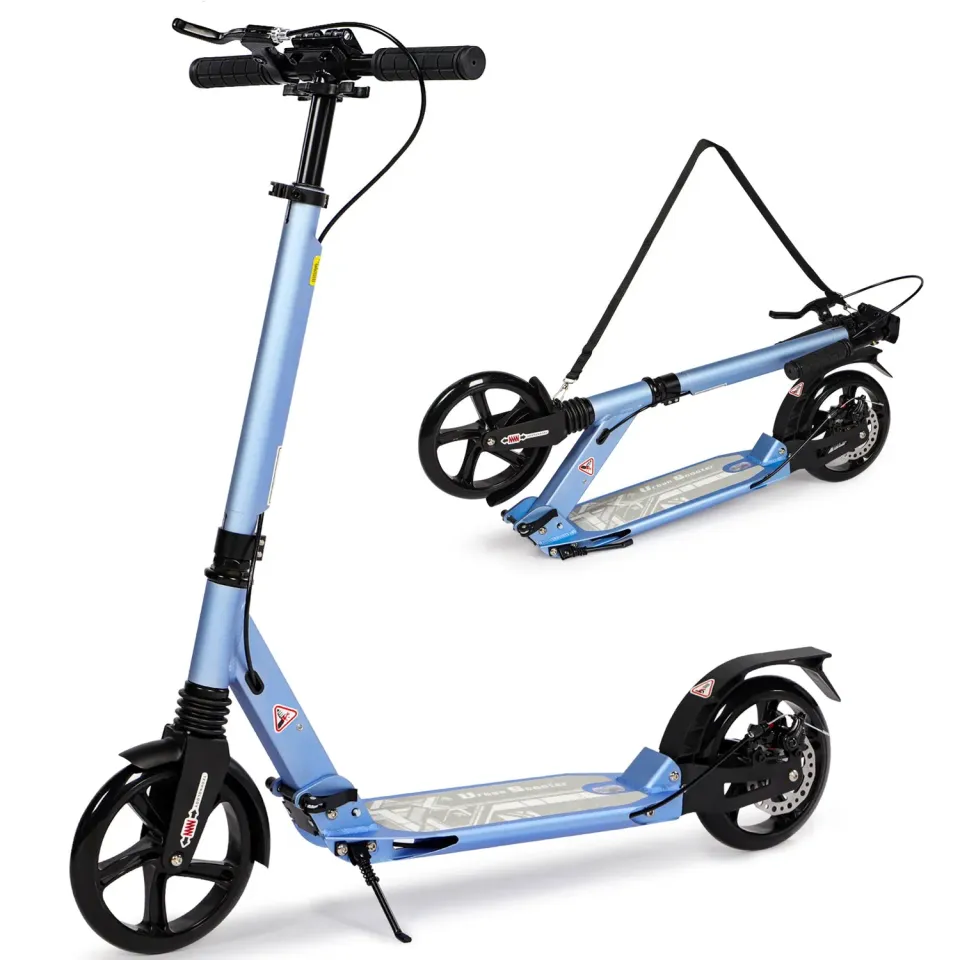 H.yeed sparkcykel ljusblå 200 mm skivbroms dämpning