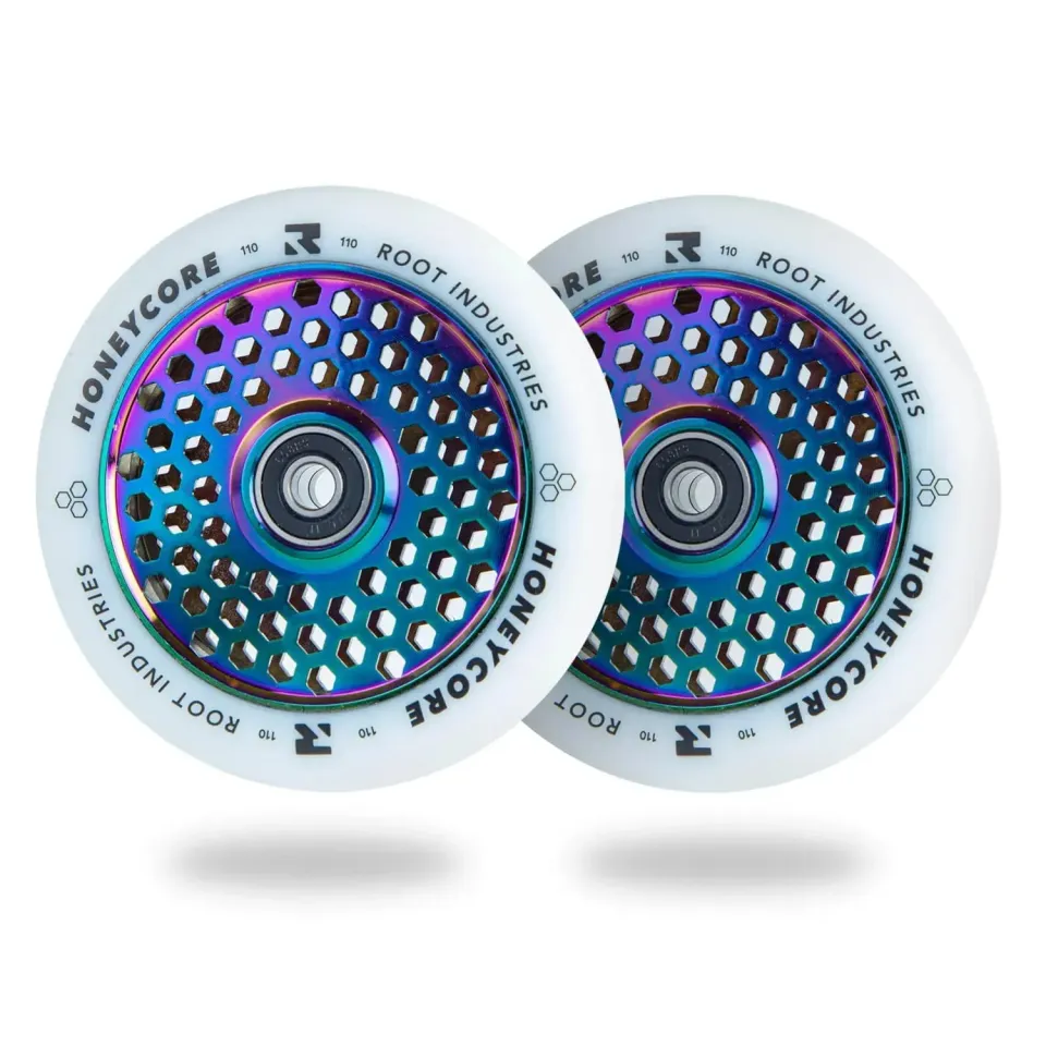 Root Industries HoneyCore 110mm scooterhjul White Rocket Fuel lätt