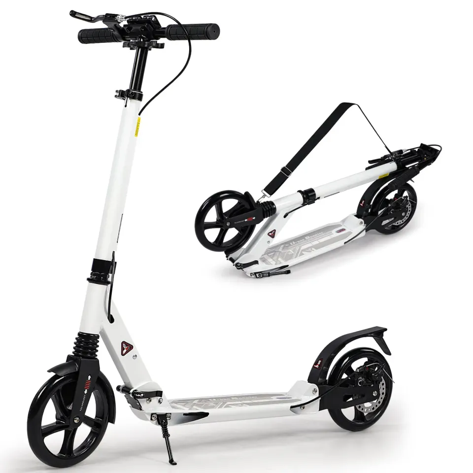 H.yeed sparkcykel vit 200 mm skivbroms