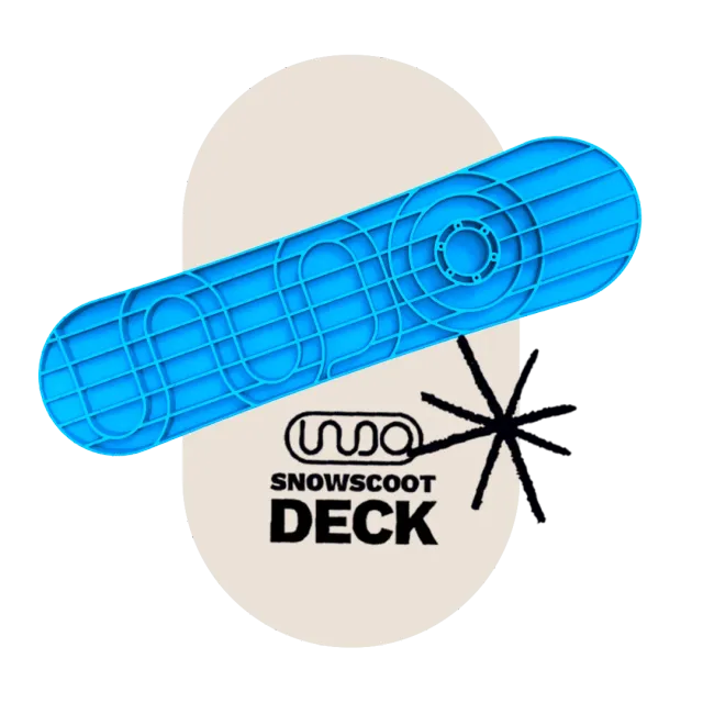 Indo Pro Snow Deck snödeck blå fart