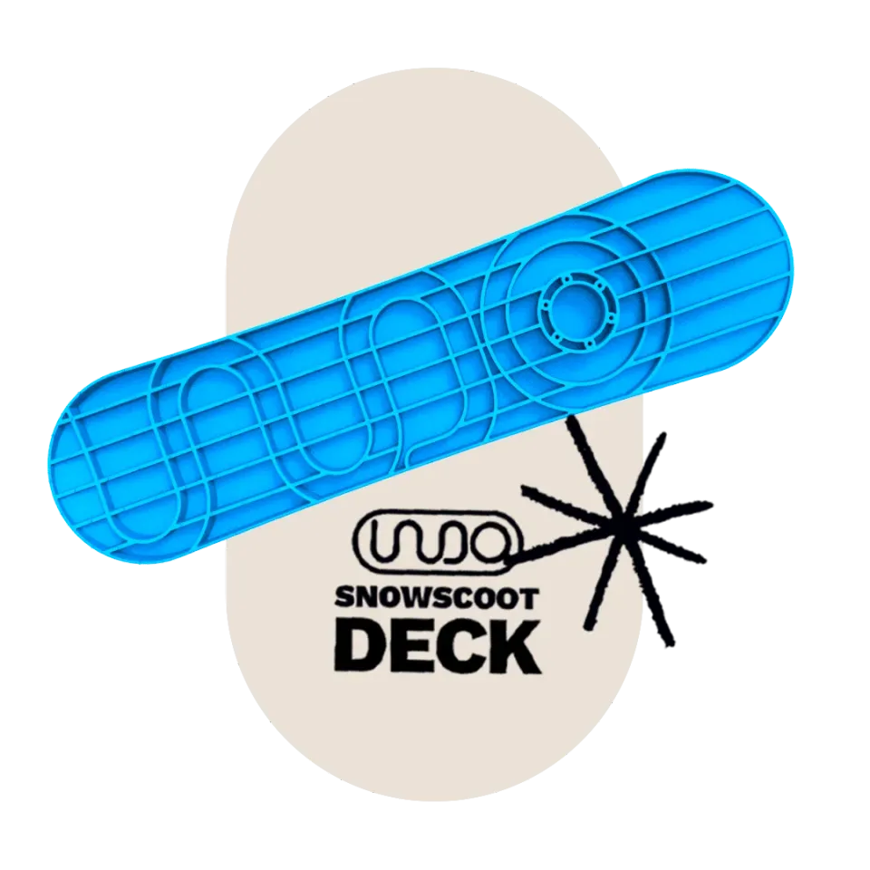 Indo Pro Snow Deck snödeck blå fart