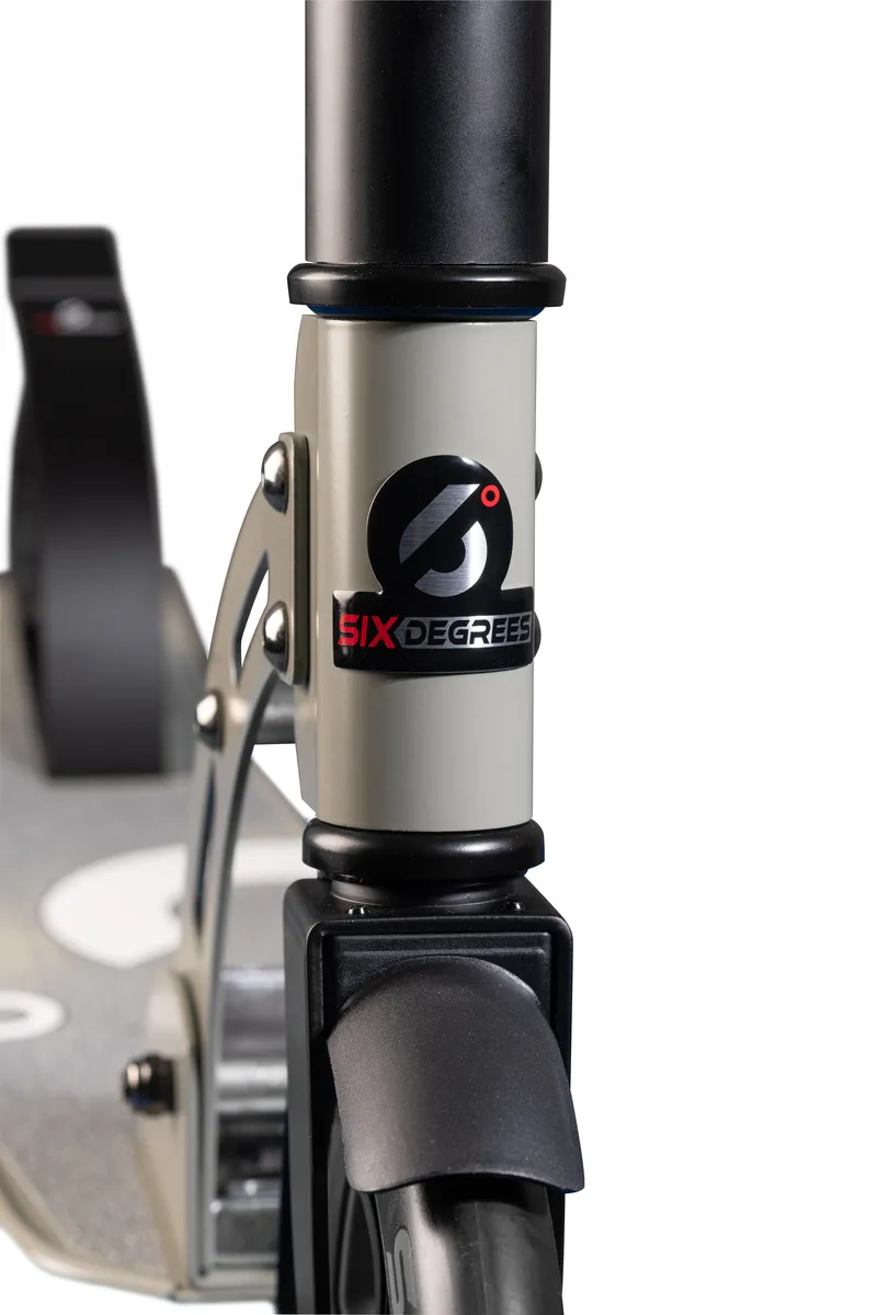 SIX DEGREES Aluminium Scooter 205 mm sparkcykel grå testvinnare