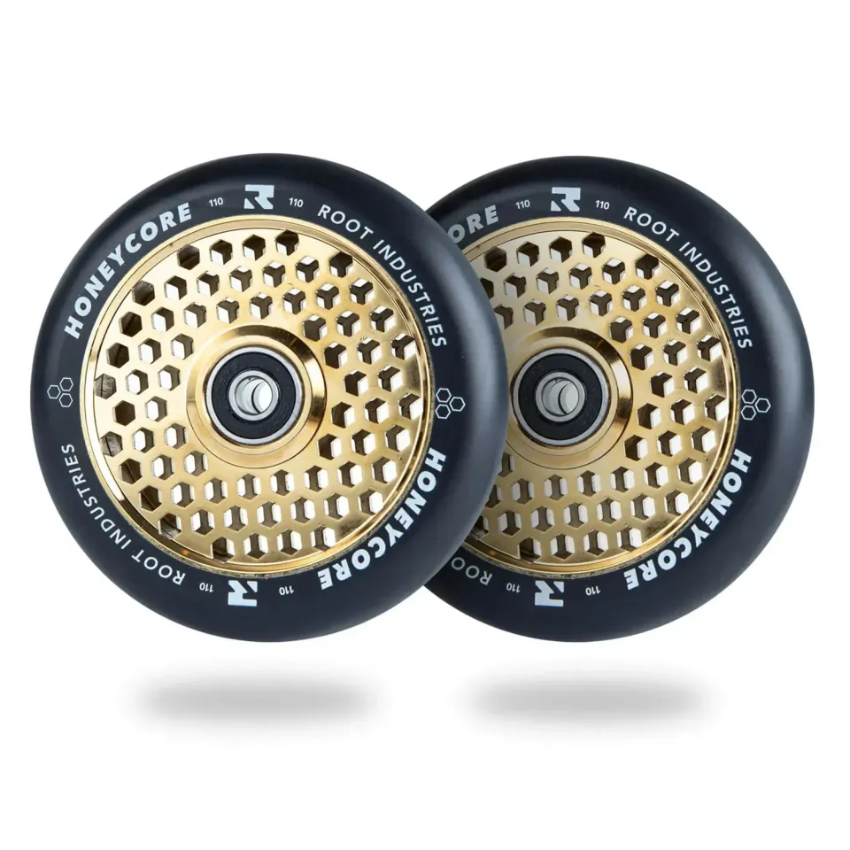 Root Industries HoneyCore sparkcykelhjul 110 mm svart/guld