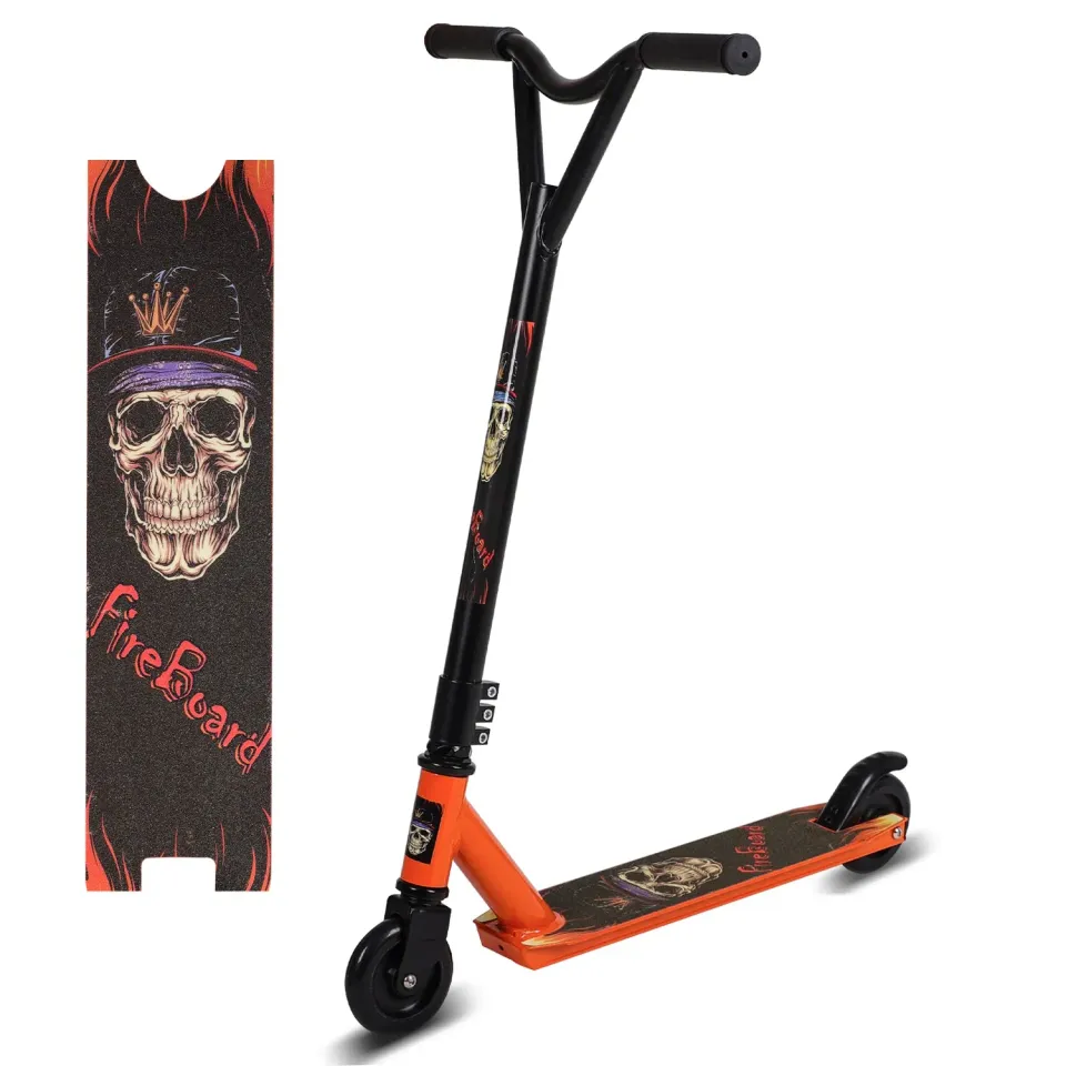 H.yeed stuntscooter orange 100mm ABEC-9