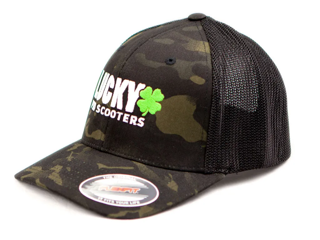 Lucky Solid Logo keps multi cam mörk camo